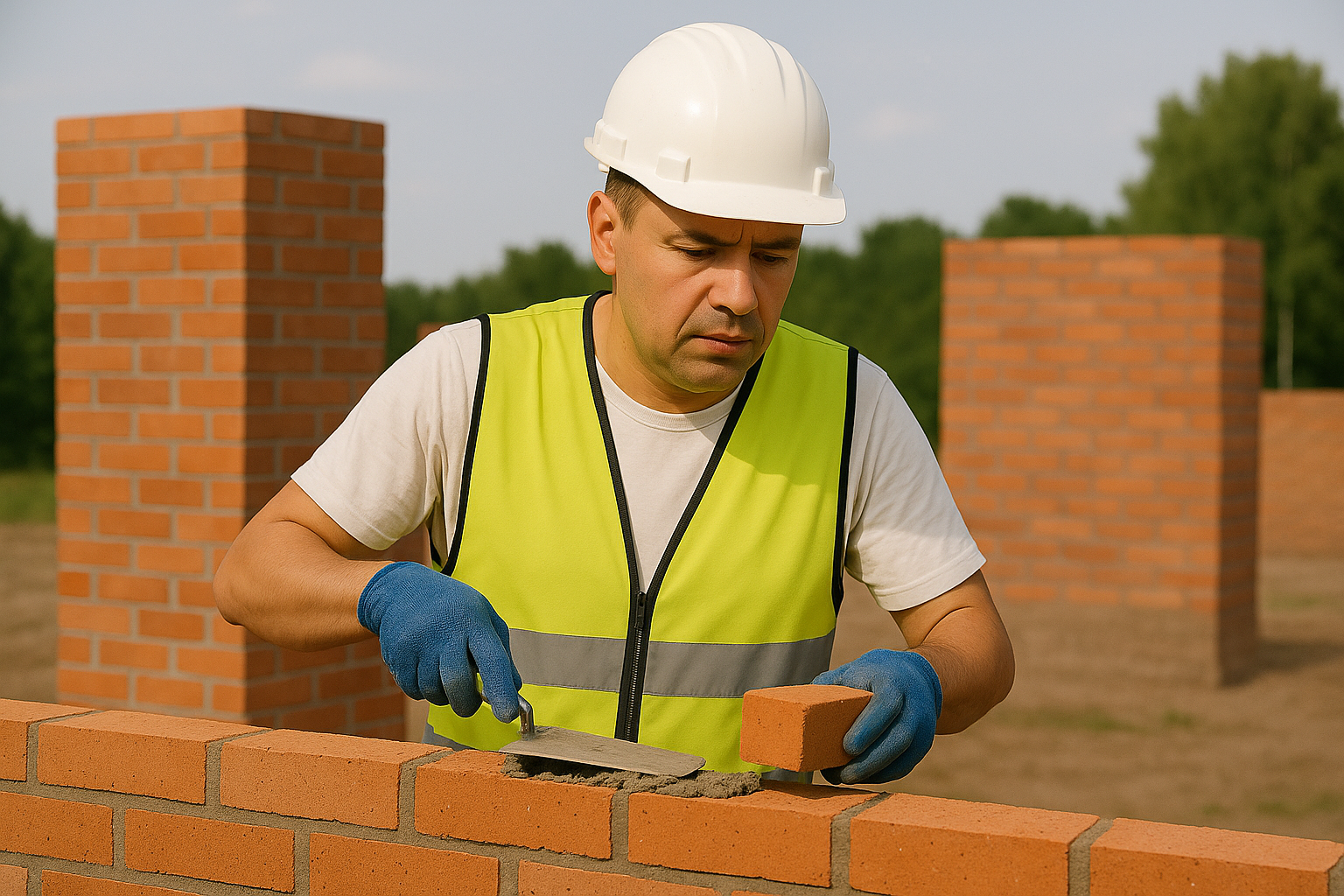 Bricklayers worker